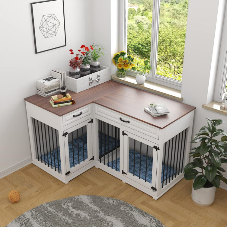 Sustainable Living House - Toptan Büyük Köşe L Şeklinde Beyaz